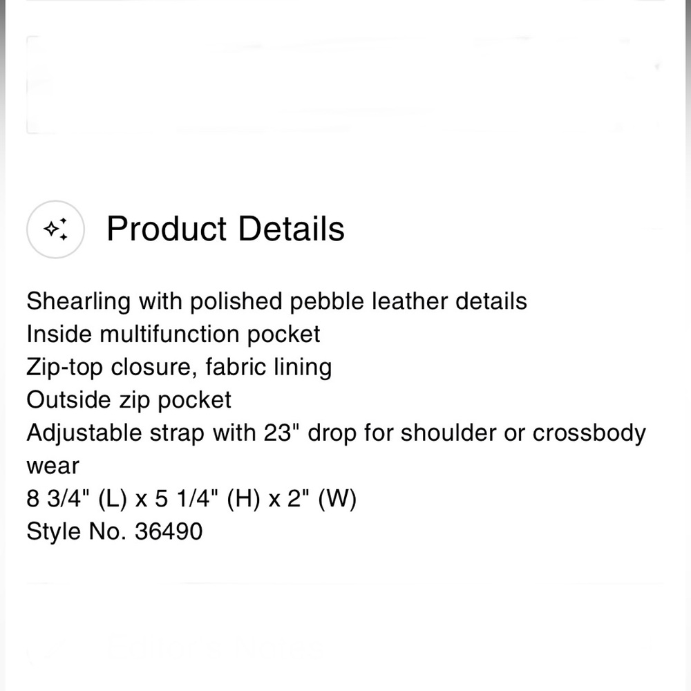 Coach Rhyder Shearling Pouchette Crossbody - Picture 15 of 15